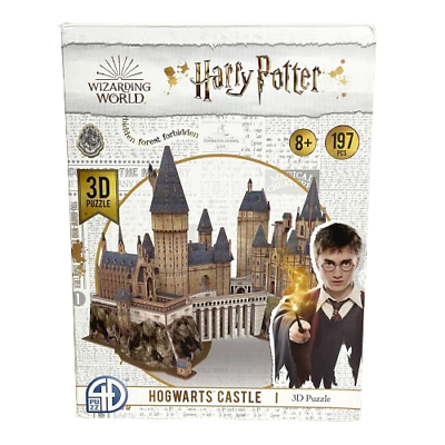 #ad Harry Potter The Wizarding World 3D puzzle Hogwarts Castle 197 pieces NEW $49.99