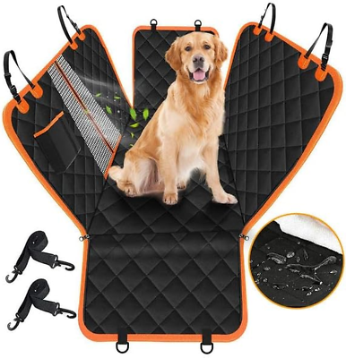 #ad Dog Car Seat Cover 600D Heavy Durable Dog Seat Cover for Back Seat 100% Waterp $28.23