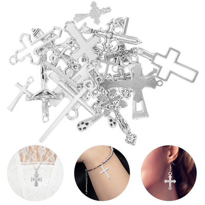 #ad Stunning DIY Cross Pendant for Jewelry Making $9.28