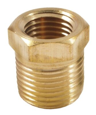 #ad 75535 Brass Fitting Bushing 1 4inch Female To 3 8inch Male Npt $5.29