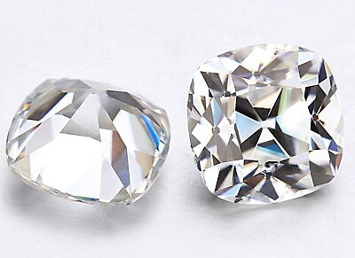 #ad 2.01 Ct D Color Gems Lab Grown CVD Cushion Cut White Diamond VVS1 Clarity UN $275.00