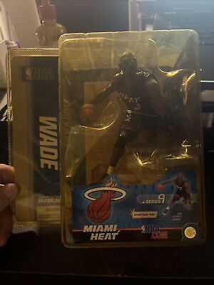 #ad McFarlane Dwayne Wade NBA Sports Picks Series 9 Miami Action Figure Debut NEW $30.00