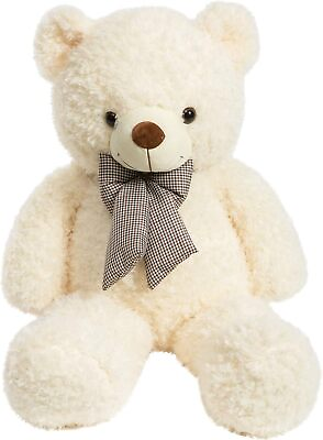 #ad Teddy Bear Stuffed Animals Plush Soft Cuddly Bear 32 Inch Beige $72.50