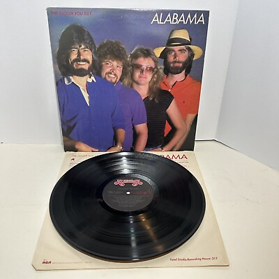 #ad ALABAMA “The Closer You Get” Vinyl LP AHL1 4663 RCA 1983 VG $3.99
