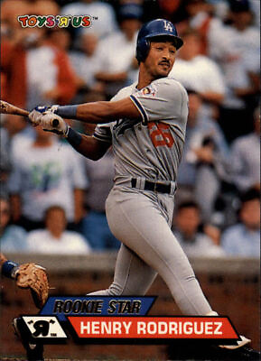 #ad 1993 Toys#x27;R#x27;Us Baseball Card #38 Henry Rodriguez $1.49
