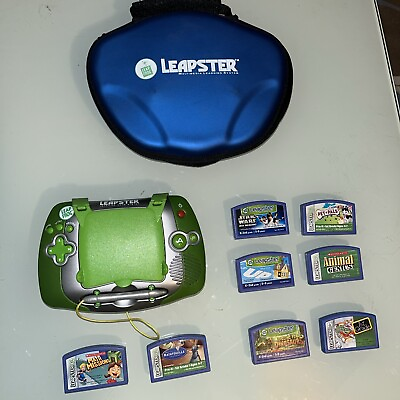#ad Leapster Leap Frog Learning Game With Case and 11 Games Star Wars Disney Pixar $39.99