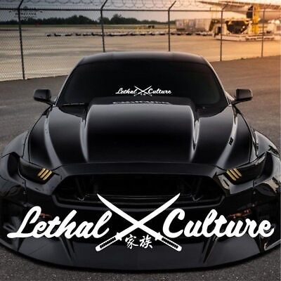 #ad Lethal Culture Family Car Vinyl Door Window Decal Windshield Sticker Reflective $10.99