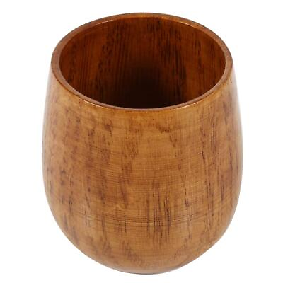 #ad Wooden Tea Cup Primitive Log Color Tea Cup Traditional Chinese Retro Wood Mug... $16.20