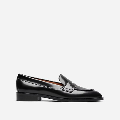 #ad Everlane Shoes The Modern Penny Loafer Leather Slip On Black Size 5 $84.99