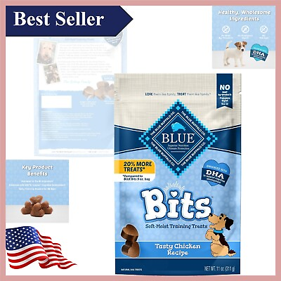 #ad Wholesome DHA Enriched Soft Moist Dog Training Treats Blue Bits 11 oz Bag $18.95