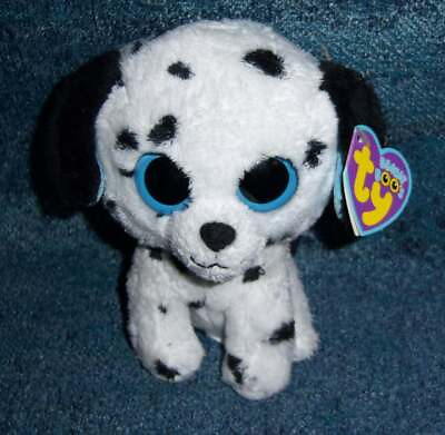 #ad NEW RARE RETIRED 2011 TY BEANIE BOO BOOS FETCH DALMATIAN DOG 6quot; PLUSH SOLID EYES $22.95