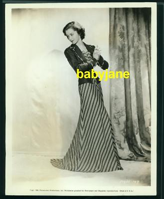 #ad MARSHA HUNT VINTAGE 8X10 PHOTO 1936 FASHION PARAMOUNT PICTURES $24.99