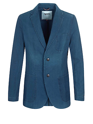 #ad Tommy Hilfiger Mens Linen Vintage Look Blazer Jacket $149.90