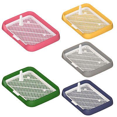 #ad Portable Dog Training Toilet Puppy Pad Holder Tray Indoor Pet Potty Litter Box $39.39
