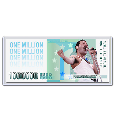#ad Freddie Mercury Million Euro Note Music Queen Rock Collectible Money with Case $4.99