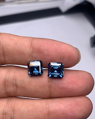 #ad Certified Natural Diamond 1 ct Blue colour Asscher Cut VVS1 Loose Gemstone $26.60