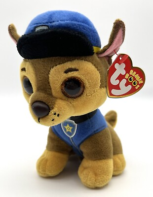 #ad Ty Beanie Boos Paw Patrol “Chase” the Puppy Dog 6” Small Plush Toy $9.99