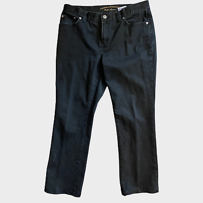 #ad Ralph Lauren Lauren Jeans Co. Black Size 6 Womens Jeans $18.00