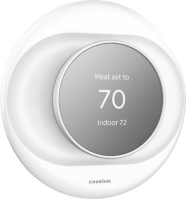 #ad Wall Plate Cover For Google Nest Thermostat 2020 Bracket Mount Practical Case $6.68