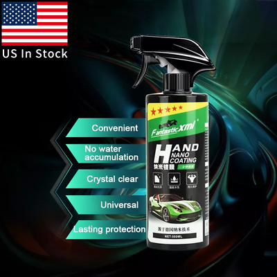 #ad 500mL Automotive Spray Nano Coating Wax Car Polish Oxidation Liquid Ceramic Coat $20.99