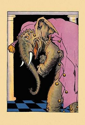 #ad Kabumpo the Elegant Elephant by John R. Neill Art Print $285.99