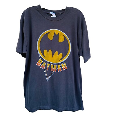 #ad Junk Food Mens Batman T Shirt Size S Signal Graphic Short Sleeve Streetwear Gift $24.89