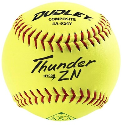 #ad Dudley 11” Slow Pitch Softball 4A 924YP $35.00