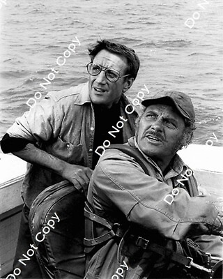 #ad 8x10 Jaws 1975 PHOTO photograph picture print quint chief brody roy scheider $10.99