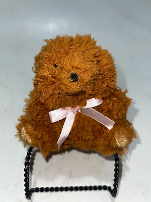 #ad Ms Teddy Bear Brown Teddy Bear Plush Soft Cuddly Bear Animal Lovey 5quot; $14.99
