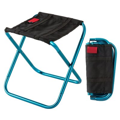 #ad Outdoor Aluminium Alloy Portable Folding Picnic Camping Stool Fishing Chair $16.19