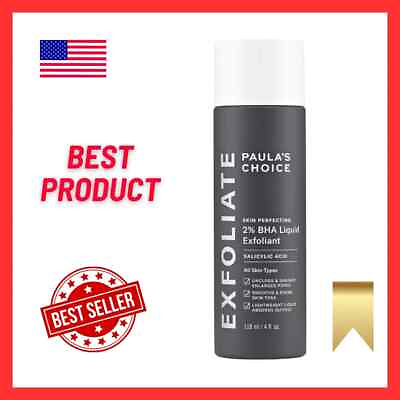 #ad Paulas Choice Skin PERFECTING 2% BHA Liquid Salicylic Acid Exfoliant Facial Ex $34.99