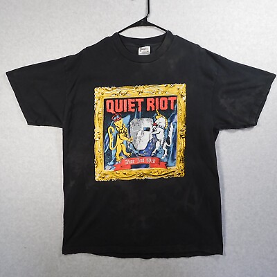 #ad Vintage Quiet Riot Shirt Mens Extra Large 1999 90s Rock Metal Band Concert RARE $66.17
