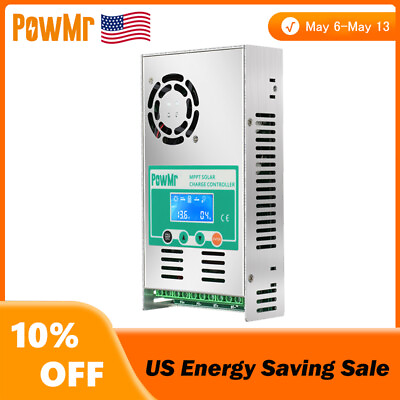 #ad MPPT 60AMP Solar Charge Controller For 12V 24V 36V 48V DC Battery Regulator $71.99