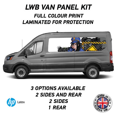 #ad Full Colour Printed Lwb Van Panel Wrap Kit 9 Motorhome Campervan Vinyl LWBFC09 GBP 249.99