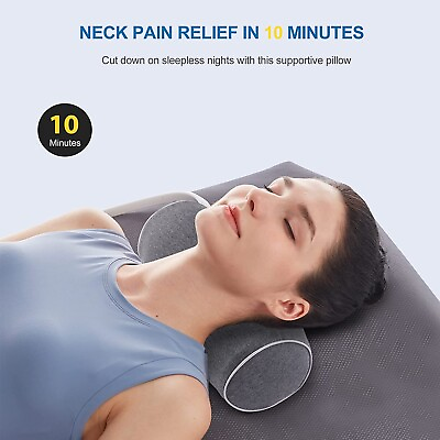 #ad Cervical Memory Foam Pillow Orthopedic Pillows for Neck Pain Ergonomic $21.99