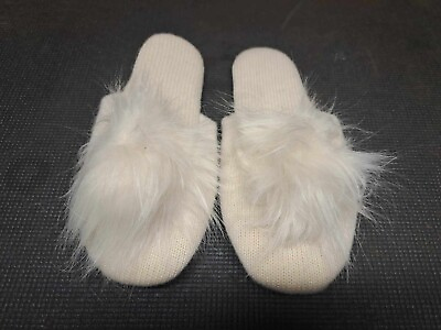 #ad Women#x27;s Fuzzy Slippers Size Medium $19.99