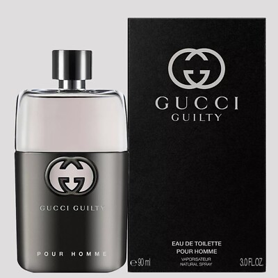#ad Guilty Pour Homme by Gucci Eau de Toilette 3.0 oz 90 ml Men#x27;s Spray $63.00