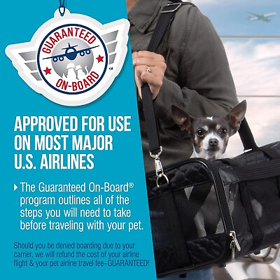 Sherpa Pet Carrier Airline Approved amp; Guaranteed On Board MEDIUM $49.95