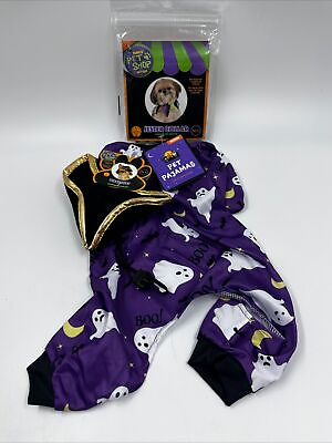 Pet Puppy Dog Medium Purple Halloween Pajamas amp; Costume Accessories NWT $11.99