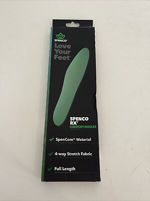 #ad NWT Complete Medical Spenco Standard Full Insoles Size 6 7.5 $11.99