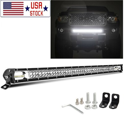 #ad 26quot;inch 824W Dual Row LED Work Light Bar 4WD Truck SUV ATV Driving Lamp 25 24 $47.59