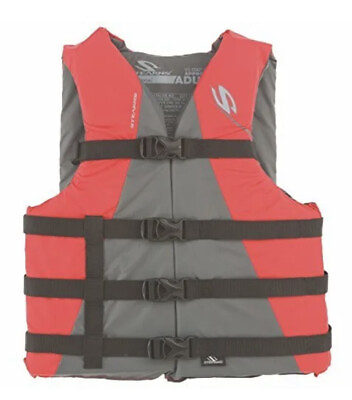 #ad Stearns 3000001716 Adult Watersport Classic Series Vest RED New With Tags NWT A6 $24.99