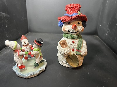 #ad Snowmans Christmas Decoration Z46 $17.00