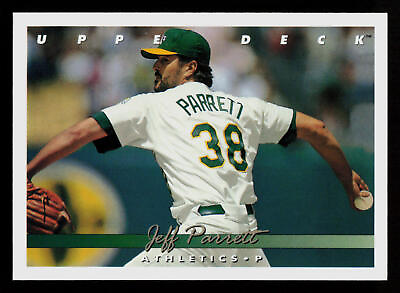 #ad 1993 Upper Deck Jeff Parrett #311 Oakland Athletics Baseball Card $0.99