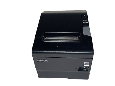#ad Epson M244A TM T88V Thermal POS Receipt Printer Serial USB Printer NEW Gray $213.59
