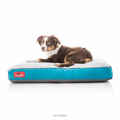 #ad Brindle Shredded Memory Foam Dog Bed with Removable Washable Cover Plush Orth... $52.12