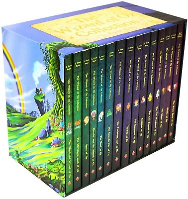 #ad The Wizard of Oz Collection 15 Books Box Set by L. Frank Baum Ages 9 14 PB $36.99