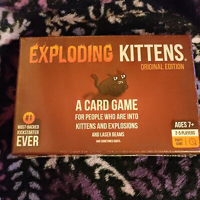 #ad 🔥Exploding Kittens Card Game Original Edition🔥NEW SEALED 🔥 $7.95