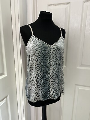 #ad BNWT Forte Forte Leopard Animal Print Silk Viscose Blend Size 1 Cami Vest Top GBP 95.00