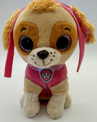 #ad Ty Beanie Boos Paw Patrol SKYE The Dog 6quot; Beanbag Plush Toy w Glitter Eyes $5.95